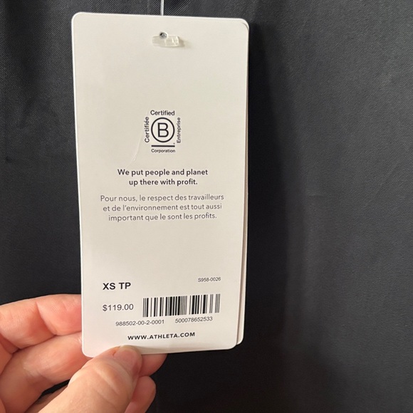 Athleta Black Wide Legs Cool Romper - Picture 3 of 10